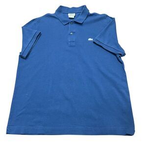 Lacoste Blue Classic Polo Shirt For Men Size 6